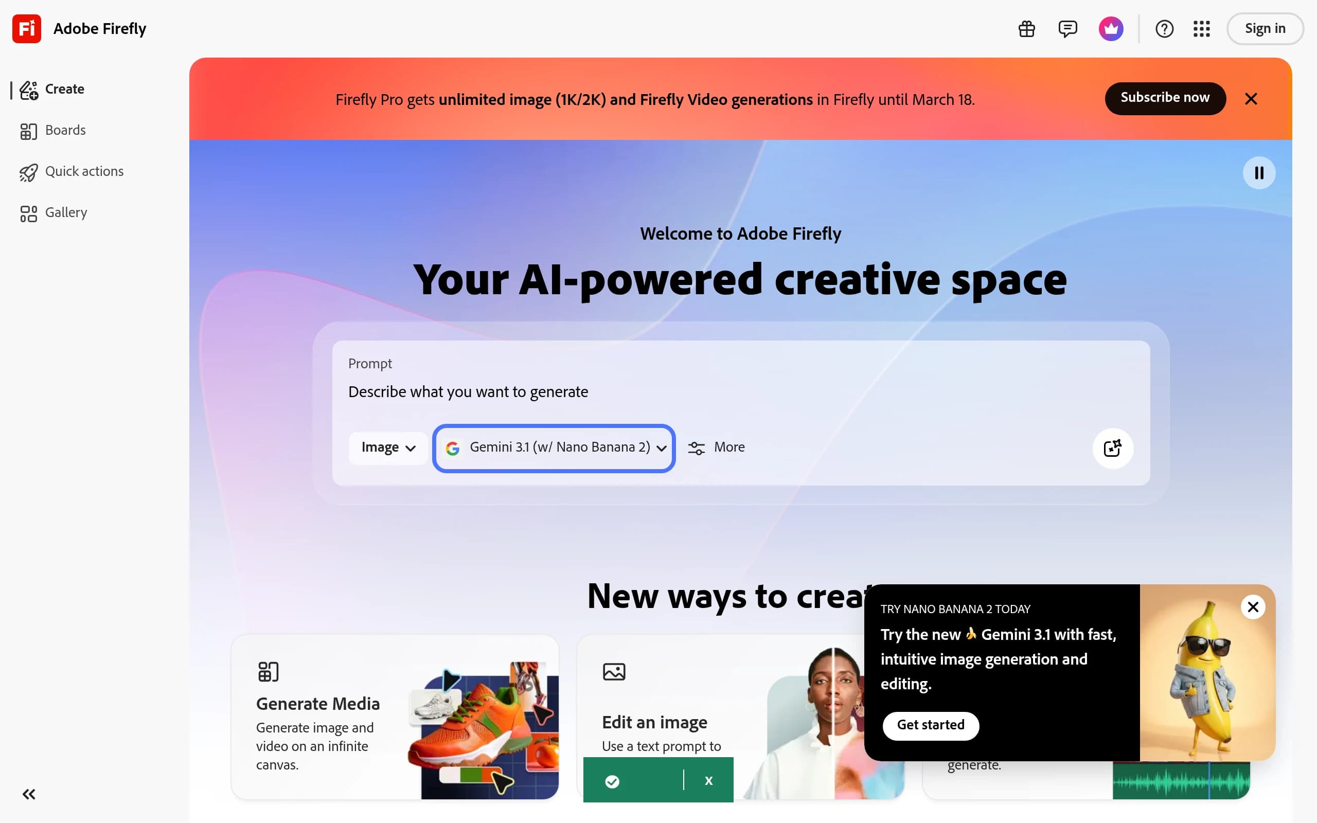 Adobe Firefly