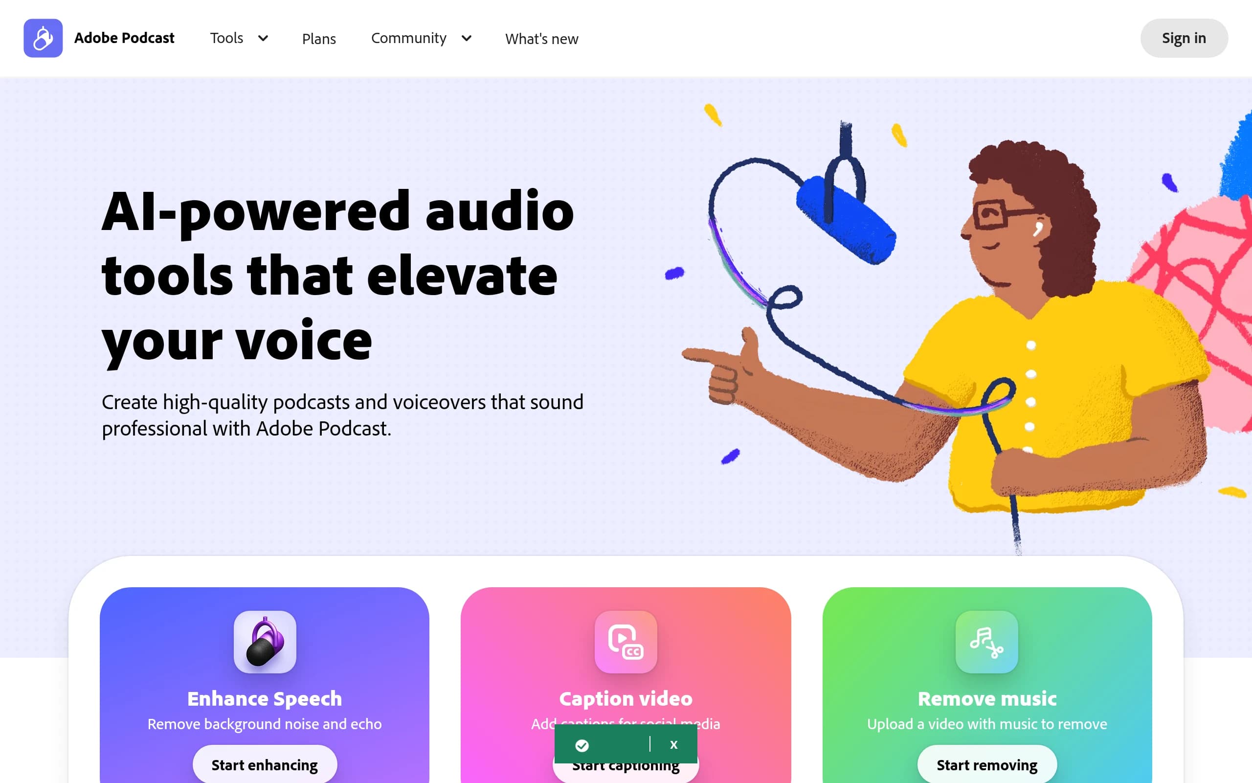 Adobe Podcast