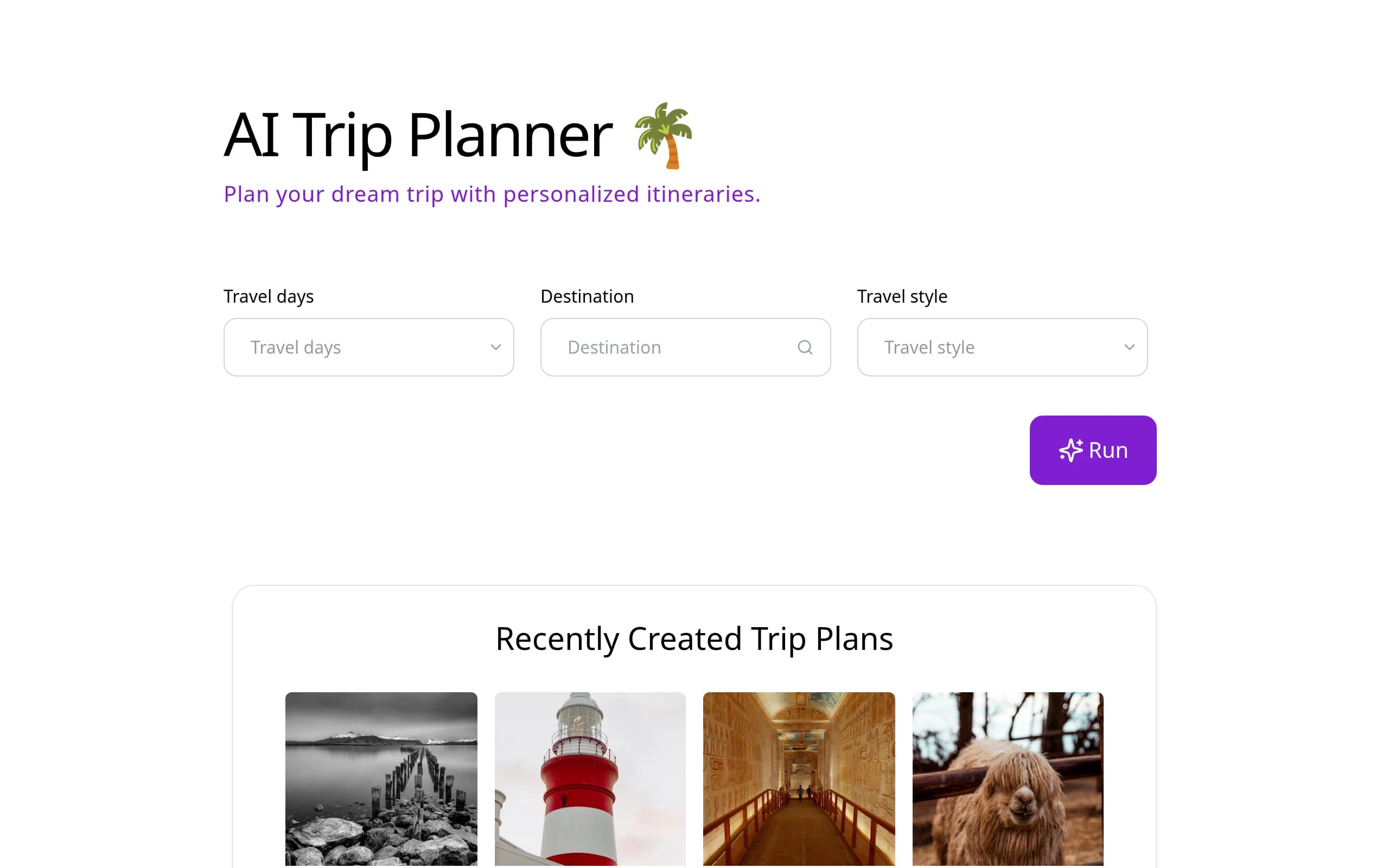 AI Trip Planner