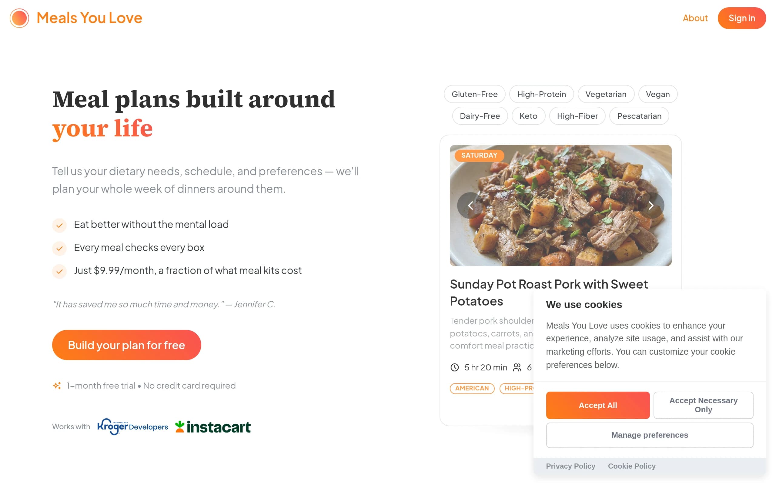 Meals You Love