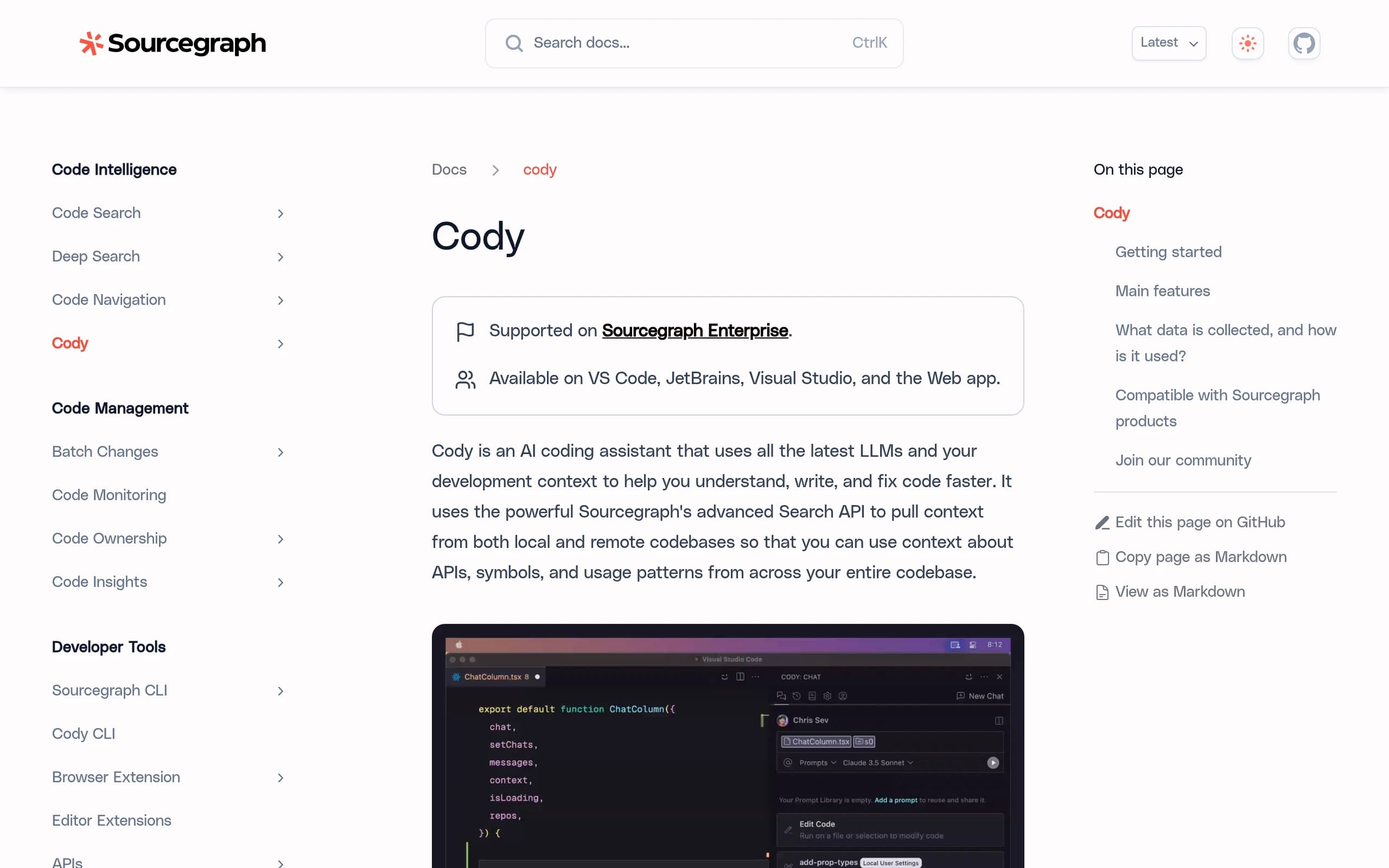 Sourcegraph Cody