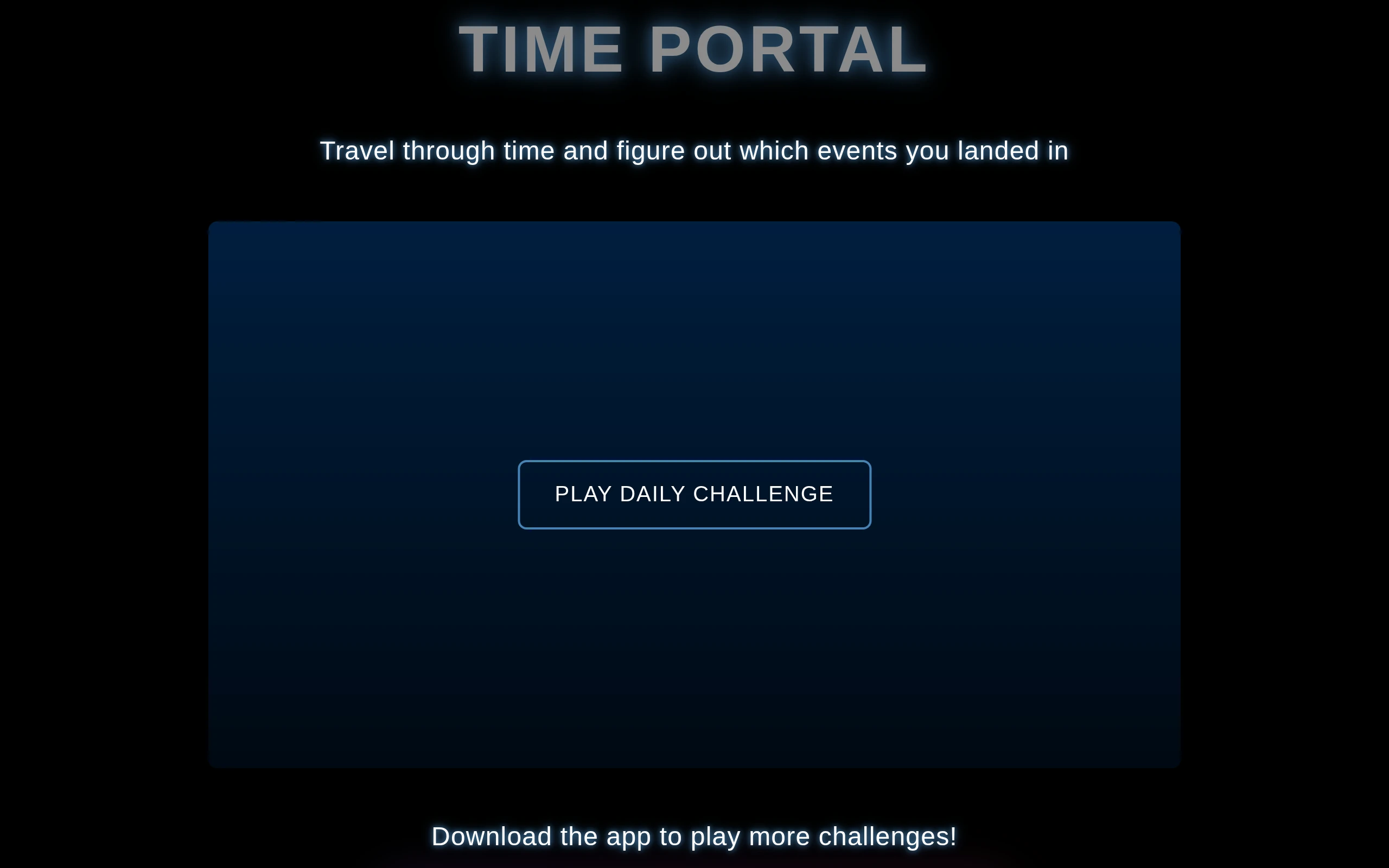 Time Portal