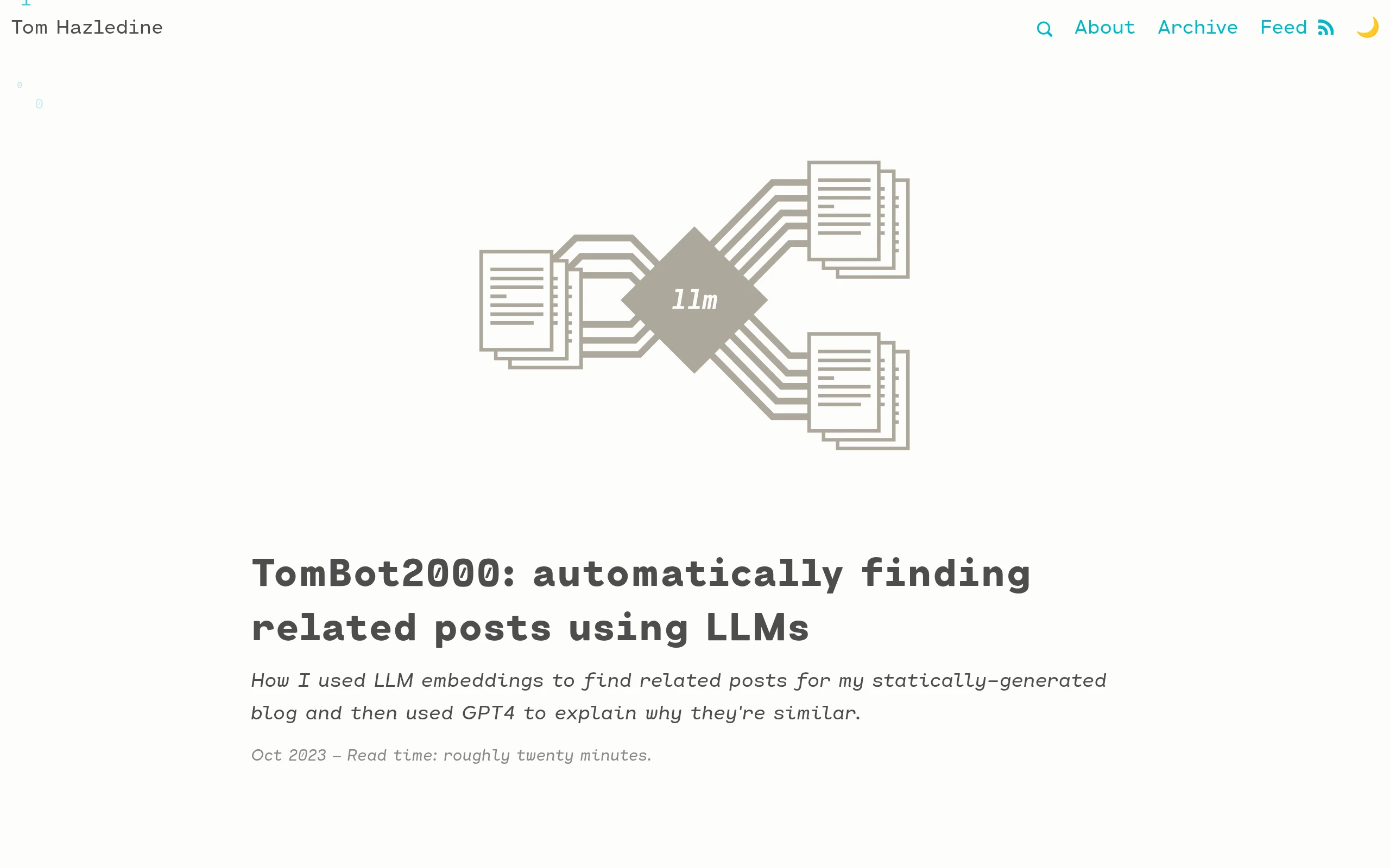 Tomhazledine