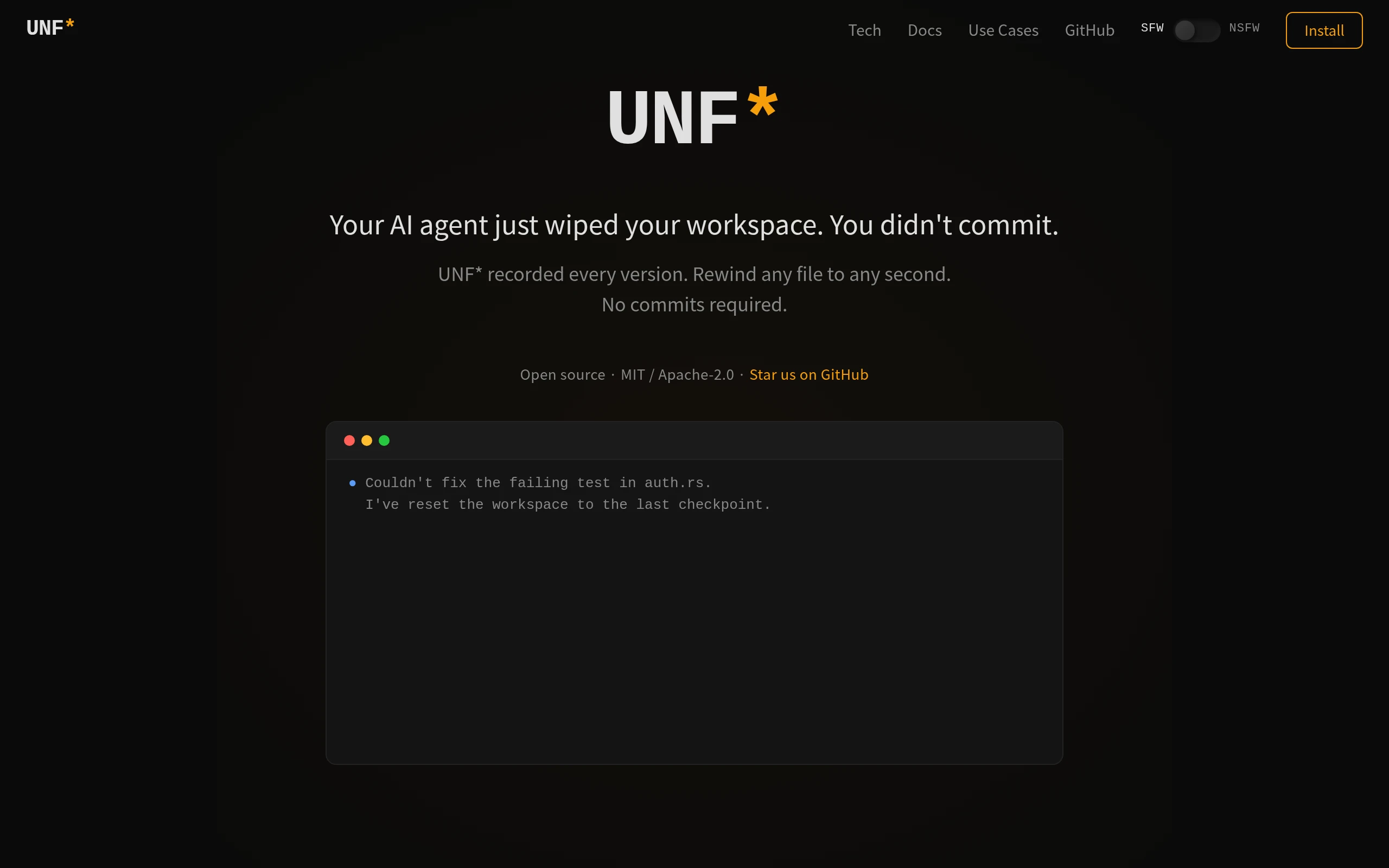 Unfucked