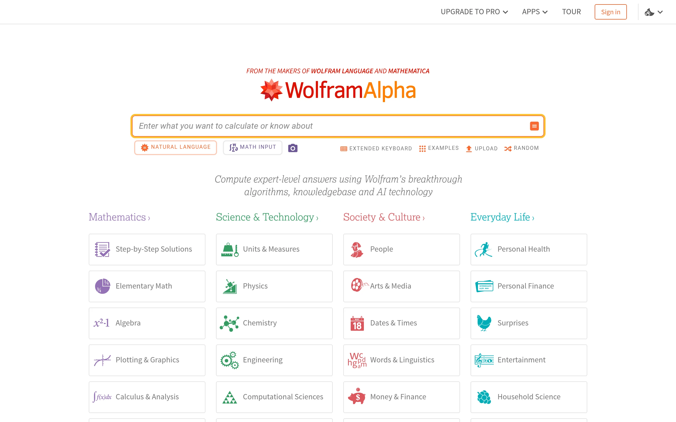 WolframAlpha
